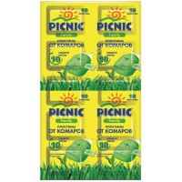 Picnic Family пластины для фумигатора от комаров, мошек, 10шт